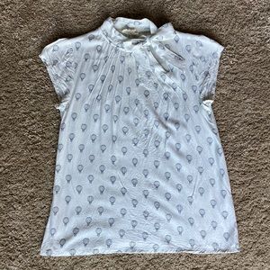 White Hot Air Balloon Top